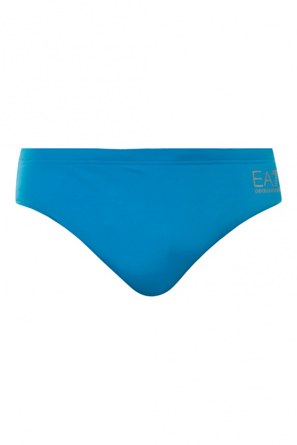 Ea7 Emporio Armani Branded Swimming Briefs Mens Clothing Vitkac